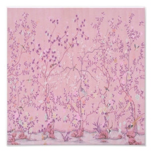 Pink Chinoiserie  Photo Print