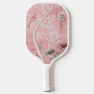 Pink Chinoiserie Pickleball Paddle