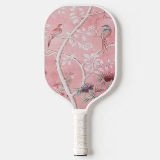 Pink Chinoiserie Pickleball Paddle