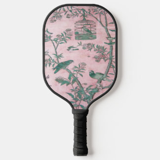 Pink Chinoiserie Pickleball Paddle