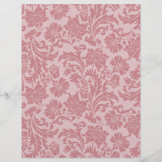 Pink Chintz Pattern Card Stock DIY Scrapbooking