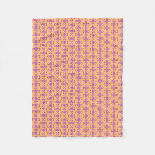 Pink Christian Cross Fleece Blanket