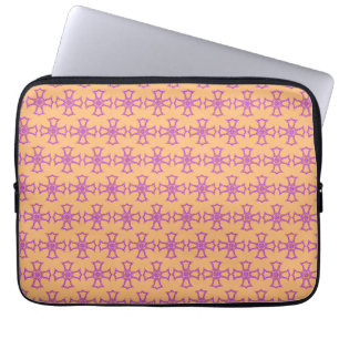 Pink Christian Cross Laptop Sleeve