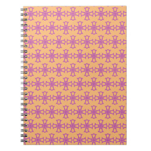 Pink Christian Cross Notebook