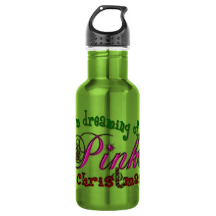 Pink Christmas 532 Ml Water Bottle