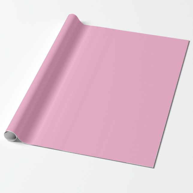 Pink Christmas Birthday Weddings Colourful Girly Wrapping Paper (Unrolled)