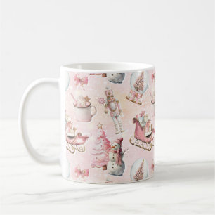 Pink Christmas Coffee Mug