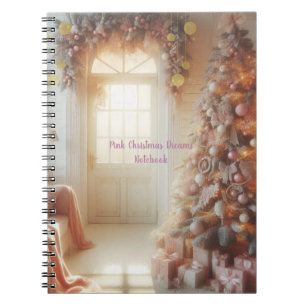 Pink Christmas Dreams Notebook