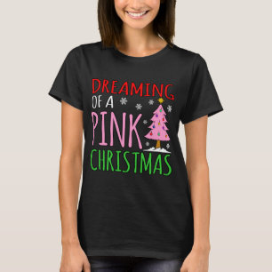 Pink Christmas Funny Merry Santa Elf Gnomes Holida T-Shirt