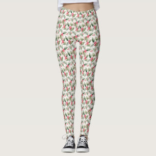 Pink Christmas Leggings
