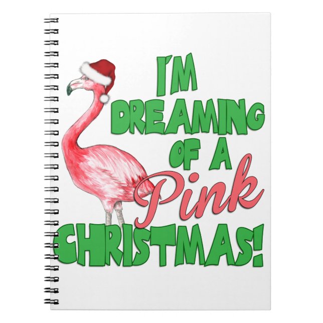 Pink Christmas Notebook (Front)