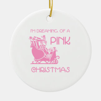 Pink Christmas Ornament