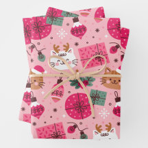 Pink Christmas Pattern