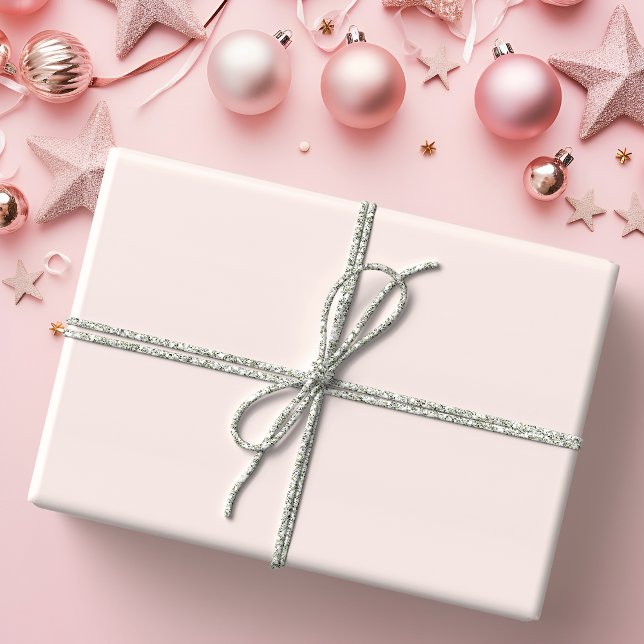 Pink Christmas Solid Color Wrapping Paper (Creator Uploaded)