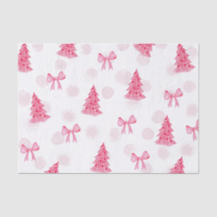 Pink Christmas Tissue Paper