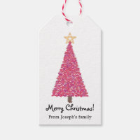 Pink christmas tree 