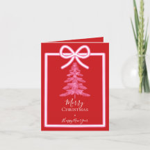 Pink christmas tree