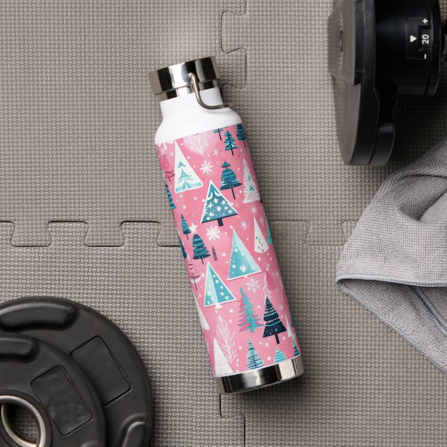 Pink Christmases Water Bottle (Gym)