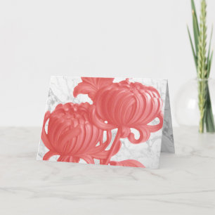 Pink Chrysanthemum Card
