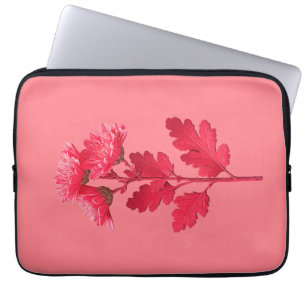 Pink Chrysanthemum Laptop Sleeve