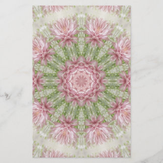 Pink Chrysanthemums Kaleidoscope Art 7