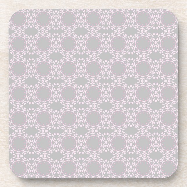 Pink Circles Coaster (Front)