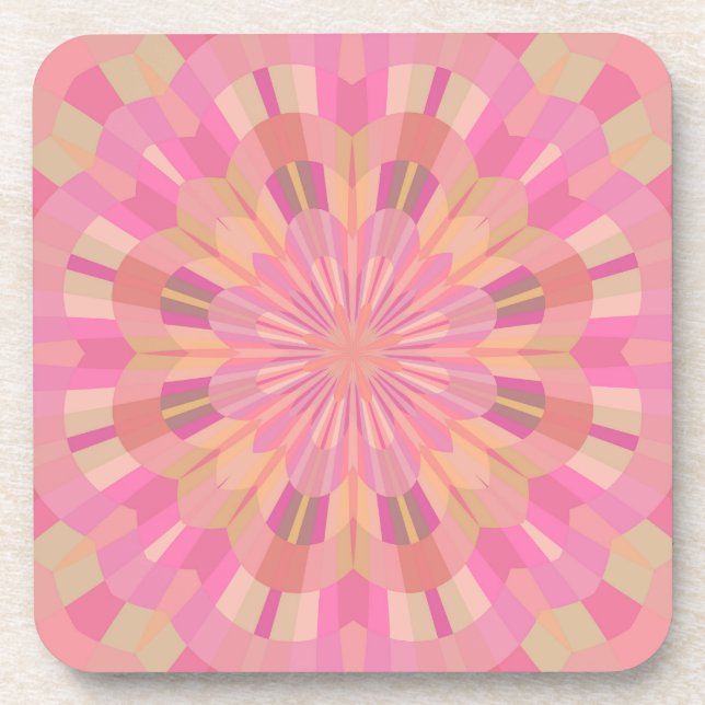 Pink Circles Coaster (Front)