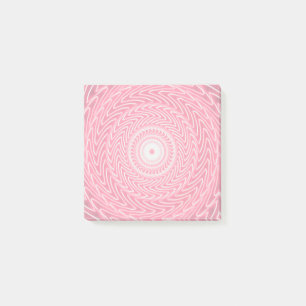 Pink circles pattern post-it notes