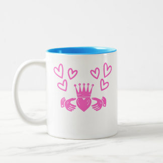 Pink Claddagh Coffee Mug