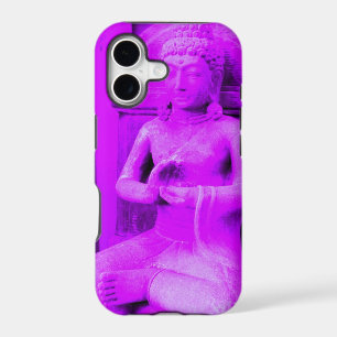 pink clapping buddha