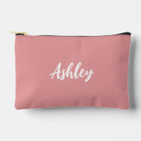 Pink clay calligraphy monogram