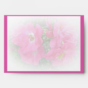 Pink Climbing Rose Envelope