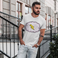 Pink Cloud Lightning T-Shirt