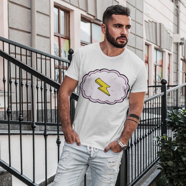 Pink Cloud Lightning T-Shirt (Creator Uploaded)