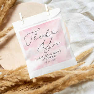 Pink Cloud Nine Baby Shower Favour Bag