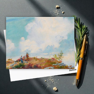 Pink Cloud Over Mountain (1925) Postcard