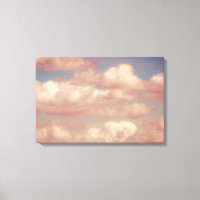 Pink Clouds & Blue Sky Nature Triptych