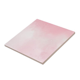 Pink Clouds Ceramic Tile
