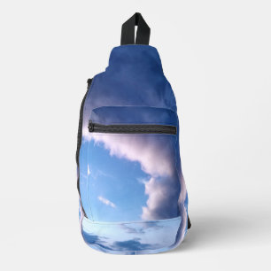Pink clouds sling bag