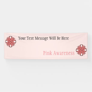 Pink Clover Ribbon by Kenneth Yoncich Banner