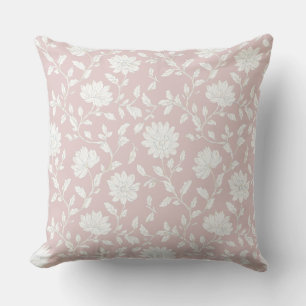 Pink Coastal Granddaughter Throw Pillow