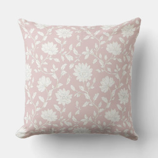 Pink Coastal Granddaughter Throw Pillow