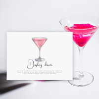Pink cocktail Bridal shower Display shower