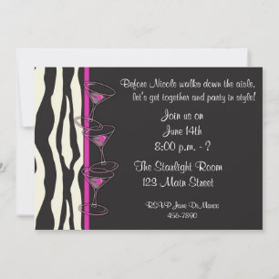 Pink Cocktails Party Invitation