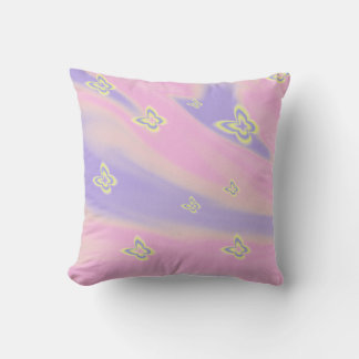 Pink colorful pattern cushion