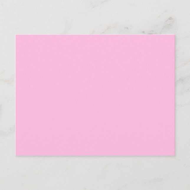 Pink Colour Postcard (Front)