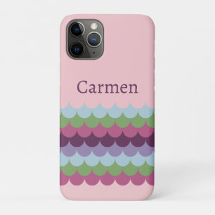 Pink Colourful Waves iPhone 11 Pro Case