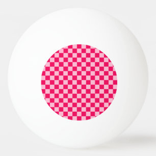 Pink Combination Classic Chequerboard by STaylor Ping Pong Ball