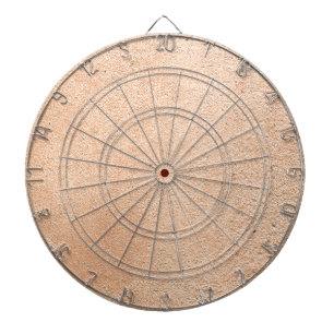 Pink Concrete Print Dartboard