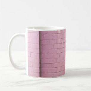 Pink concrete wall coffee mug
